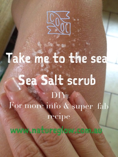 Take me to the sea - sea salt body scrub to revitalise